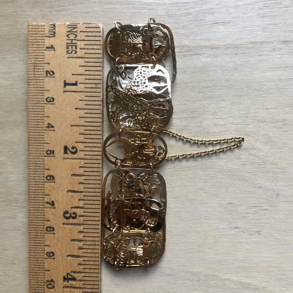 Wild Animal Goldtone Bracelet - Picture 5 of 5